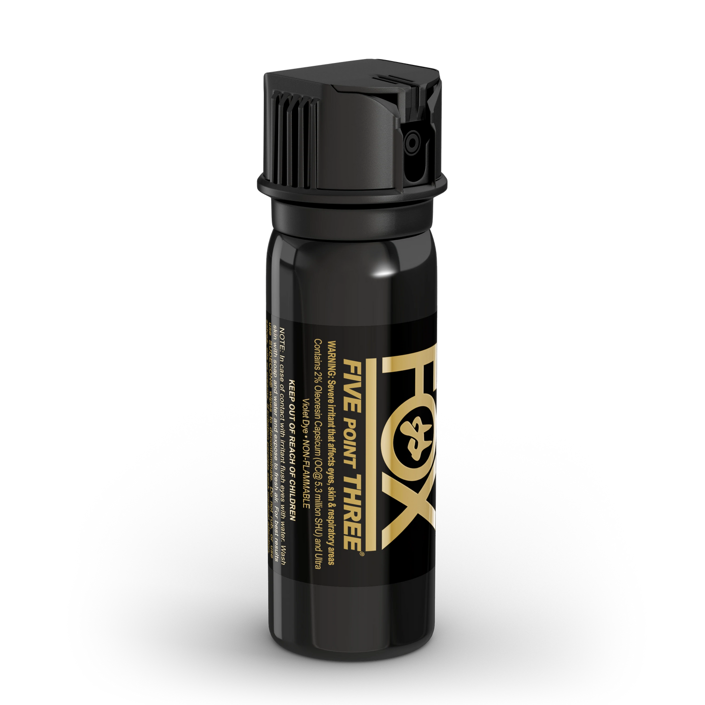 Five Point Three® Legacy Pepper Spray with 5.3M Scoville Heat Units plus UV Marking Dye, 2 Ounce Stream