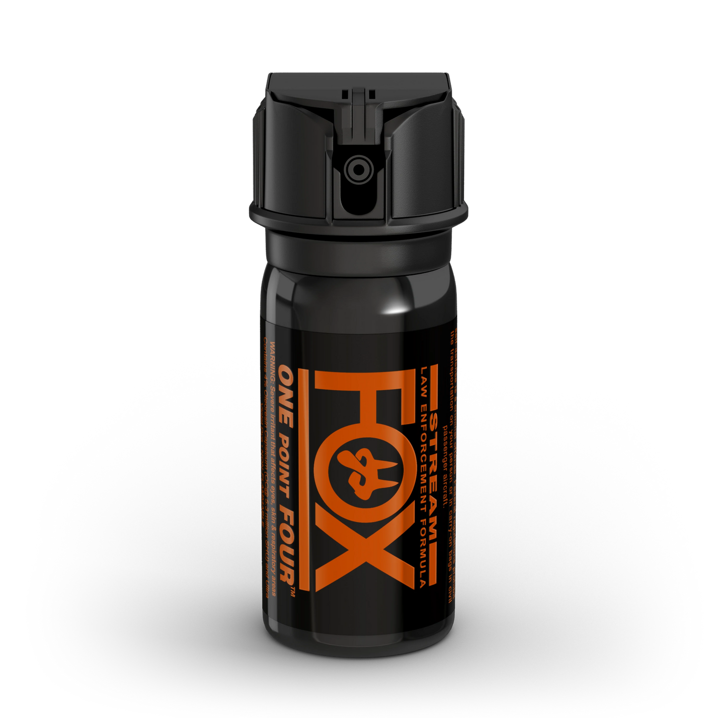 One Point Four® Hottest Pepper Spray with 1.4 MC plus UV Marking Dye, 2 Ounce Stream, Police Carry Model