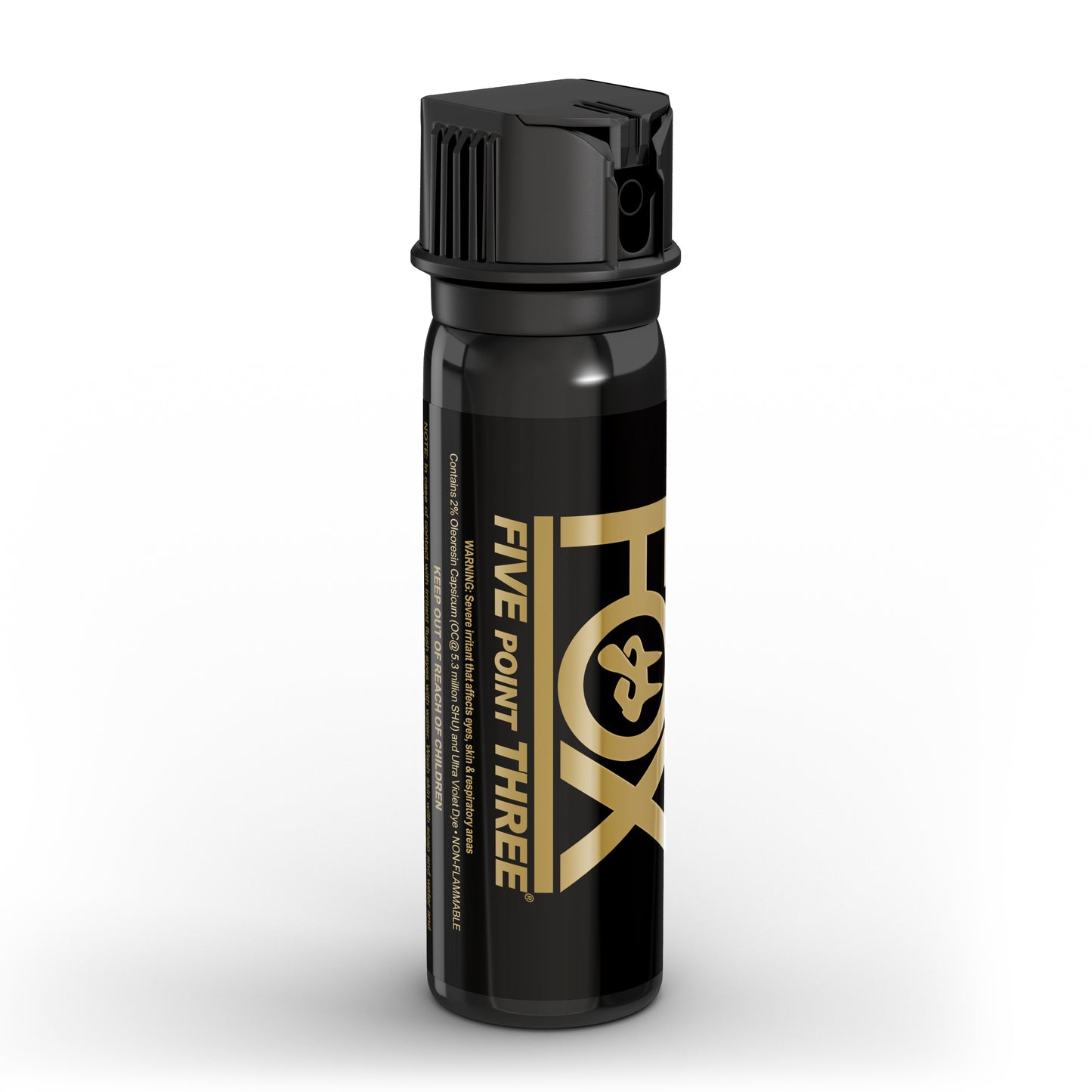 Five Point Three® Legacy Pepper Spray with 5.3M Scoville Heat Units plus UV Marking Dye 4 Ounce Cone Fog