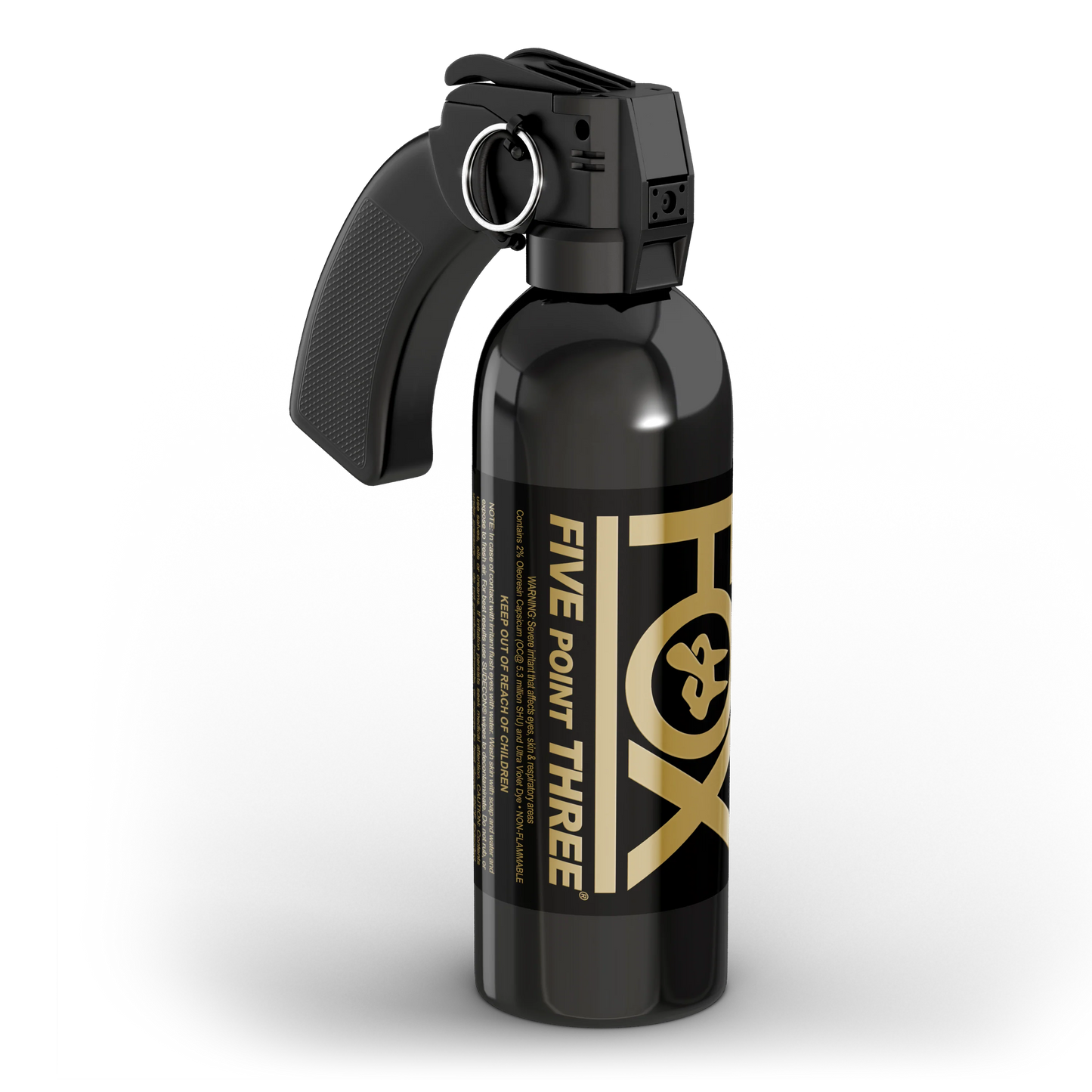 Five Point Three® Legacy Pepper Spray with 5.3M Scoville Heat Units plus UV Marking Dye, 1LB Stream Pistol Grip Crowd Control