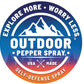 Outdoor Pepper Spray™ with CS (Tear Gas) and FIVE POINT THREE million SHU OC Pepper, 30 Foot Range