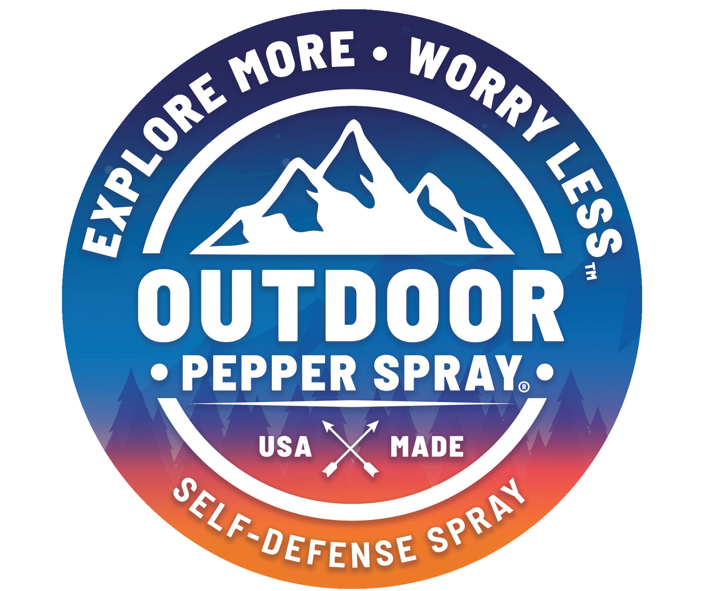 Outdoor Pepper Spray™ with CS (Tear Gas) and FIVE POINT THREE million SHU OC Pepper, 30 Foot Range